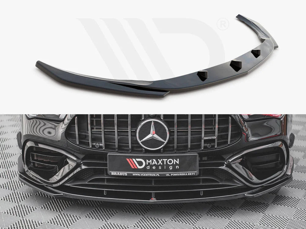Maxton Design Front Splitter V.3 Mercedes-amg CLA 45 AERO C118 2019-