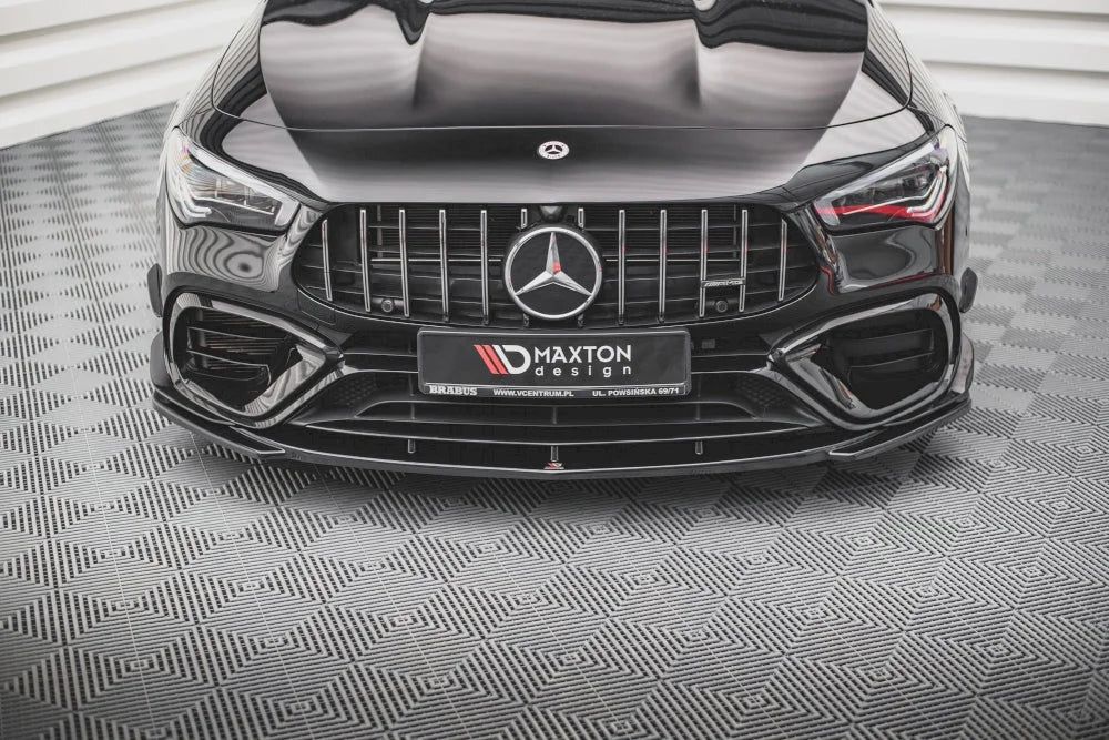 Maxton Design Front Splitter V.3 Mercedes-amg CLA 45 AERO C118 2019-