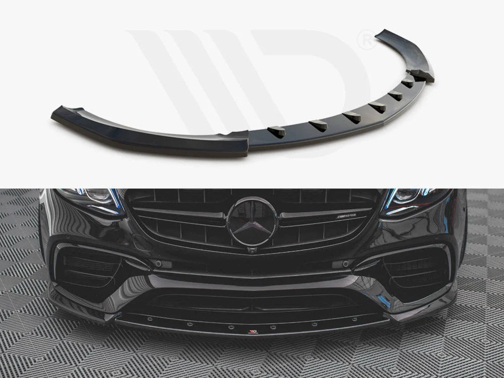 Maxton Design Front Splitter V.3 Mercedes E63 AMG Estate sedan S213 W213 21-