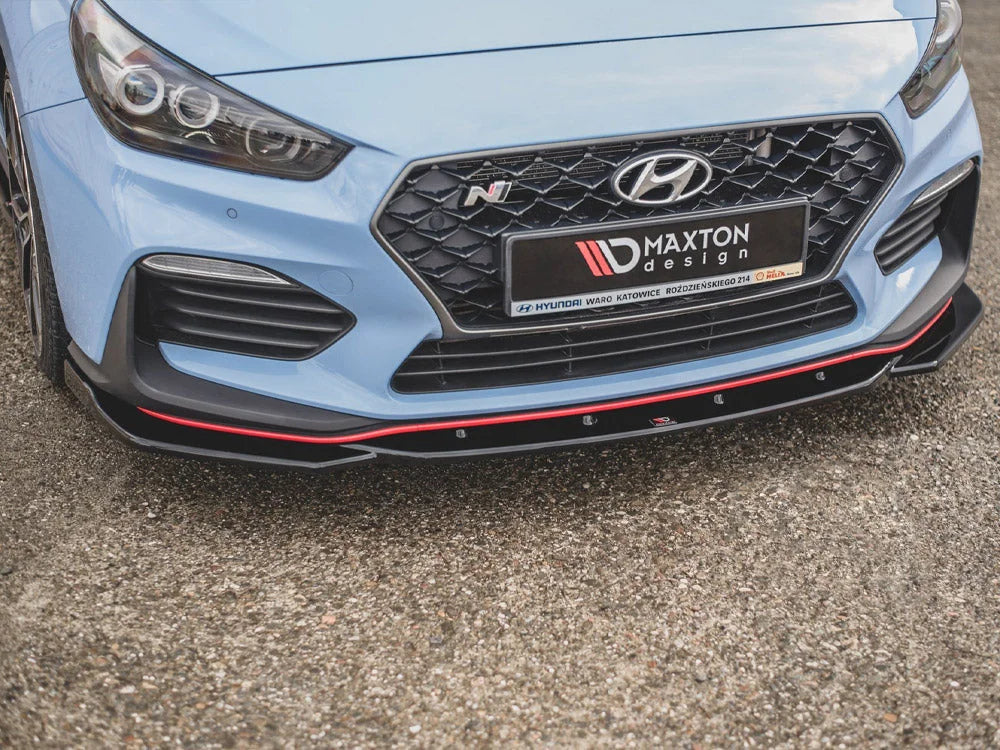 Maxton Design Front Splitter V.4 Hyundai I30 N MK3 Hatchback Fastback 17-20