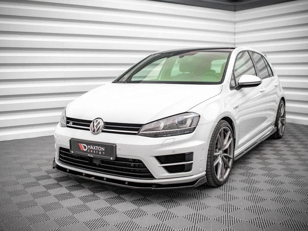 Maxton Design Front Splitter V.4 Volkswagen Golf R MK7 13-16