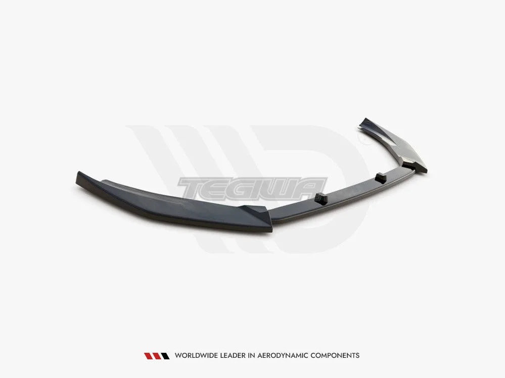 Maxton Design Front Splitter V.7 Ford Fiesta MK8 ST ST-Line 2017-