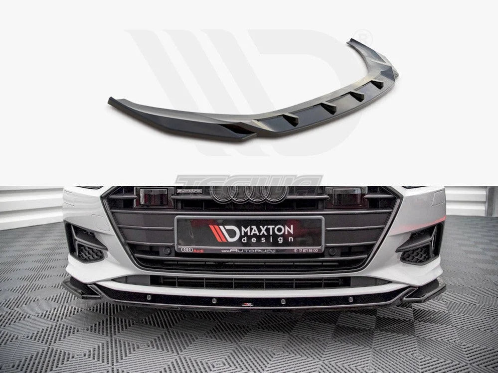 Maxton Design Front Splitter V1 Audi A7 C8 2018-