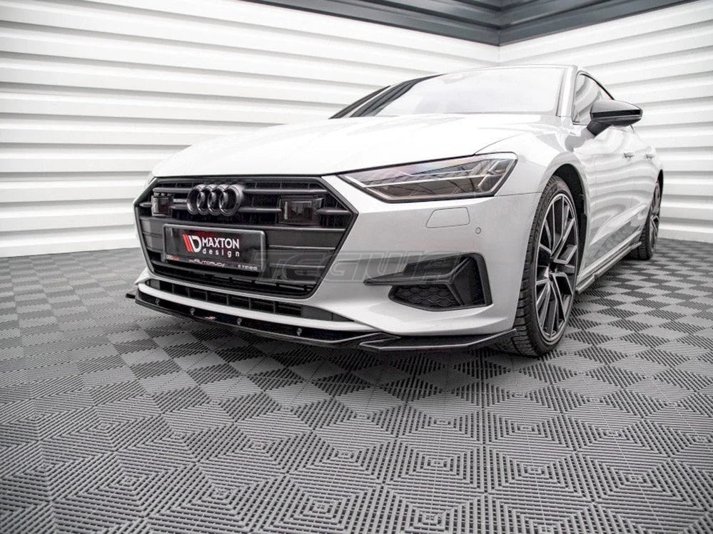 Maxton Design Front Splitter V1 Audi A7 C8 2018-
