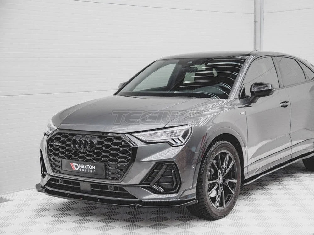 Maxton Design Front Splitter V1 Audi Q3 Sportback S-line 2019-