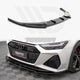 Maxton Design Front Splitter V1 Audi RS6 C8 RS7 C8 2019-