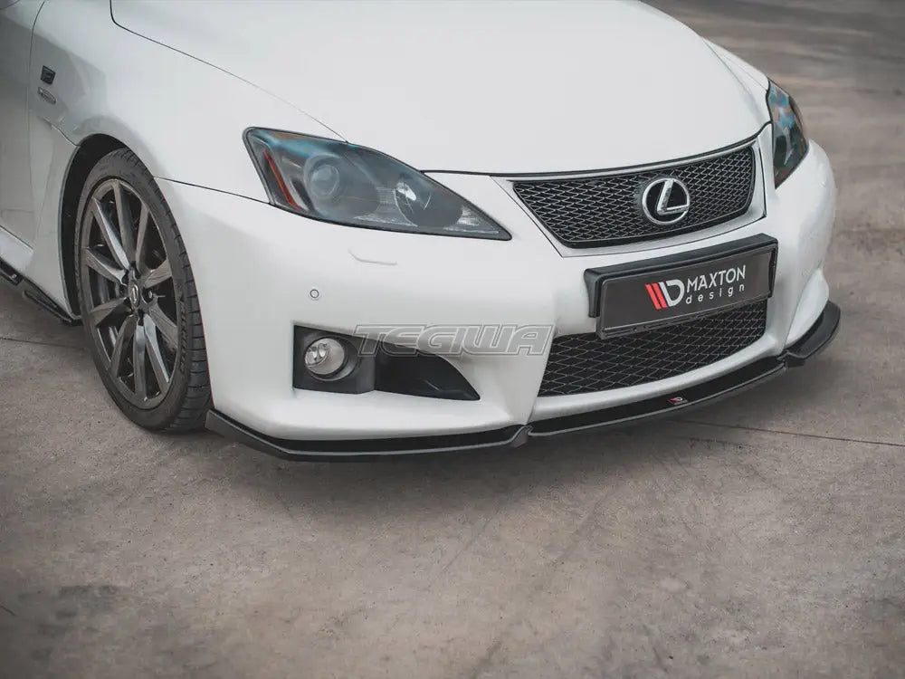 Maxton Design Front Splitter V1 Lexus IS F MK2 09-13