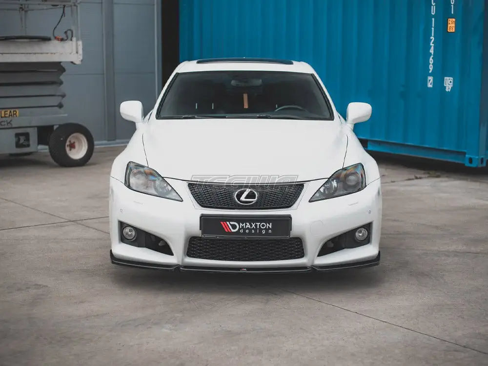Maxton Design Front Splitter V1 Lexus IS F MK2 09-13