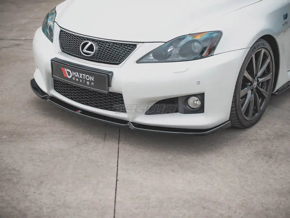 Maxton Design Front Splitter V1 Lexus IS F MK2 09-13