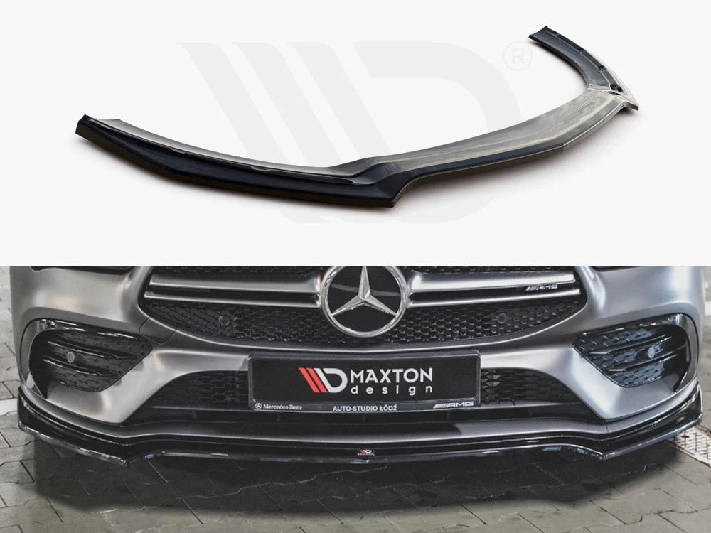 Maxton Design Front Splitter V1 Mercedes-amg CLA 35 AERO C118 2019-