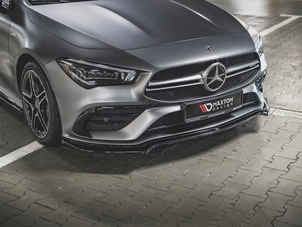 Maxton Design Front Splitter V1 Mercedes-amg CLA 35 AERO C118 2019-