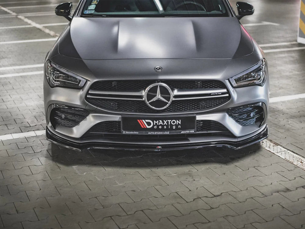 Maxton Design Front Splitter V1 Mercedes-amg CLA 35 AERO C118 2019-