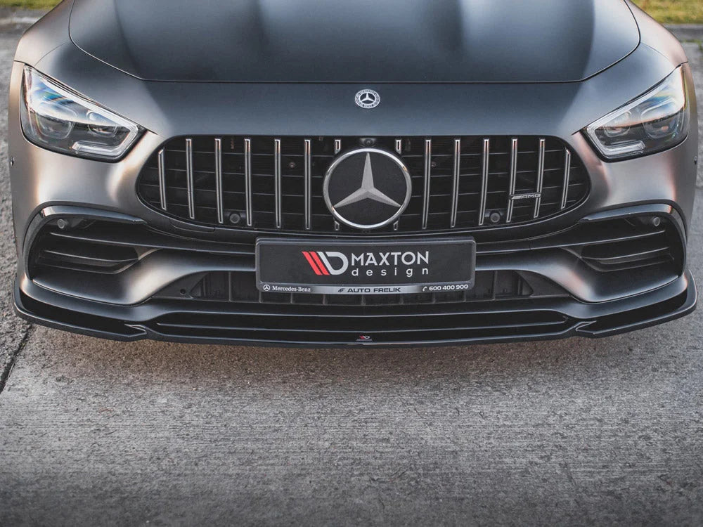 Maxton Design Front Splitter V1 Mercedes AMG GT 53 4-door Coupe 2018-