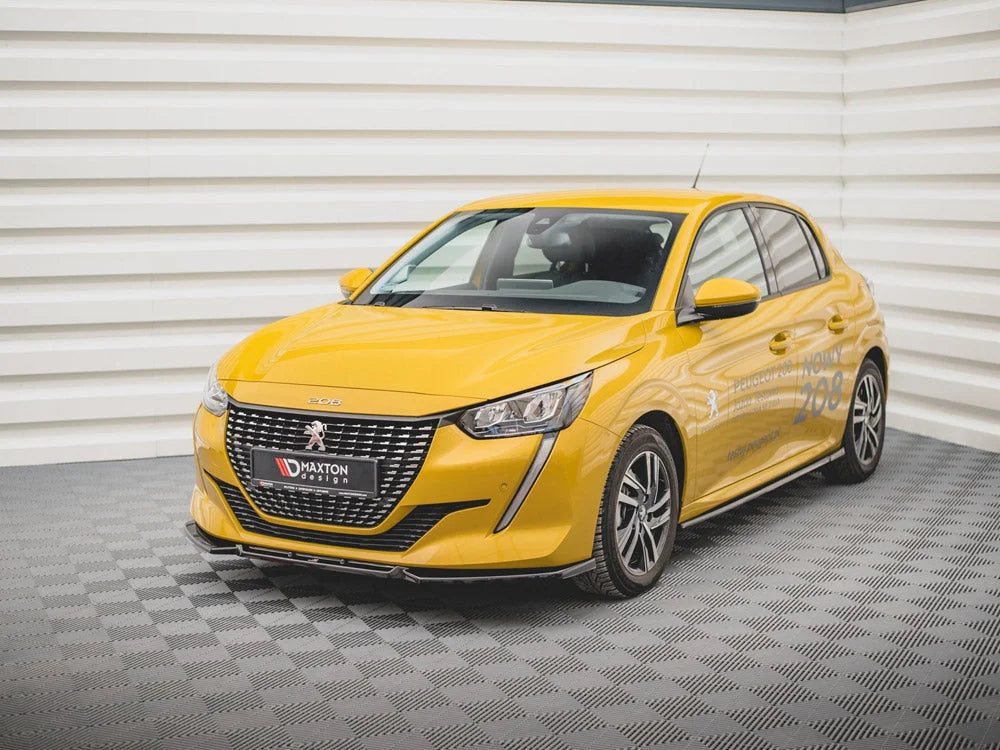 Maxton Design Front Splitter V1 Peugeot 208 MK2 2019-