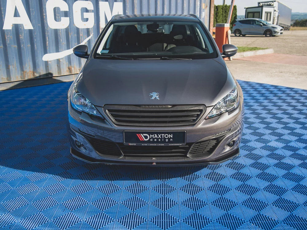 Maxton Design Front Splitter V1 Peugeot 308 MK2 Facelift 2017-
