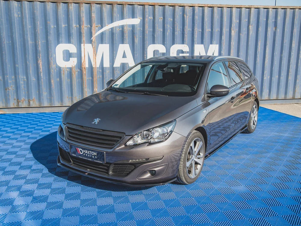 Maxton Design Front Splitter V1 Peugeot 308 MK2 Facelift 2017-
