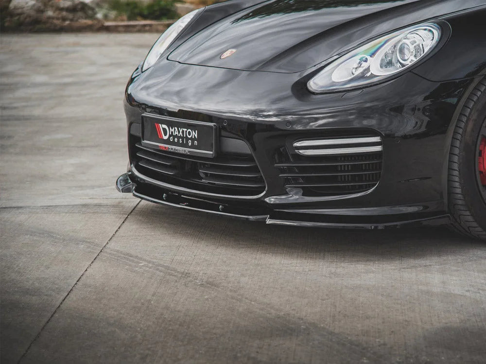 Maxton Design Front Splitter V1 Porsche Panamera Turbo 970 Facelift 13-16