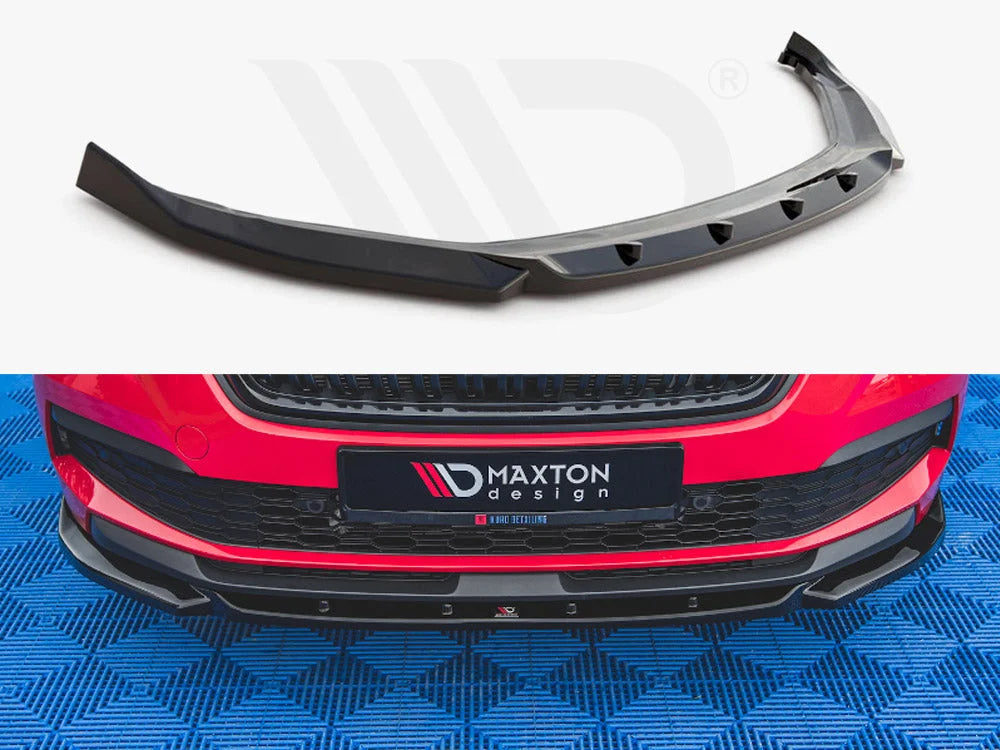 Maxton Design Front Splitter V1 Skoda Kamiq 2019-