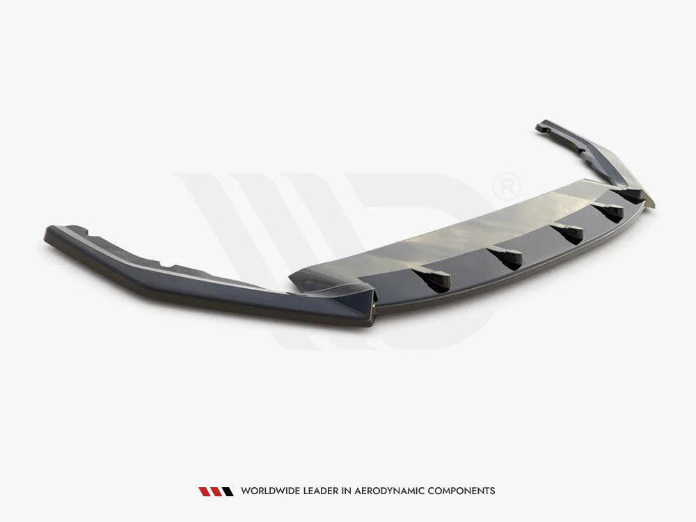 Maxton Design Front Splitter V1 Skoda Octavia RS MK4 2020-