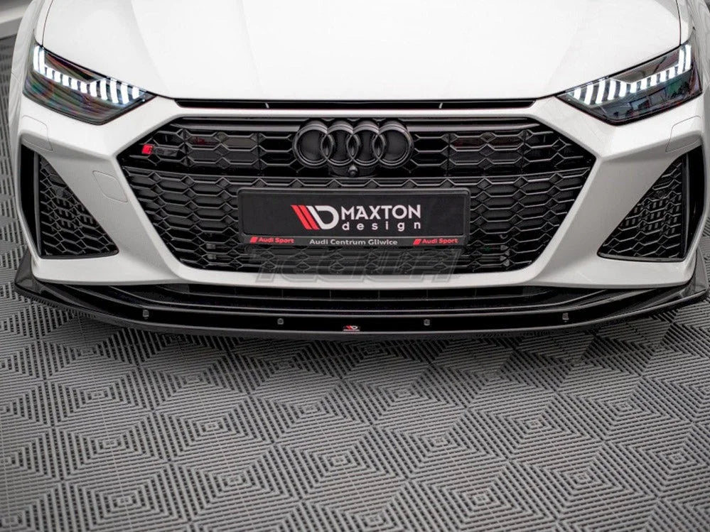 Maxton Design Front Splitter V2 Audi RS6 C8 RS7 C8 2019-