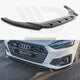 Maxton Design Front Splitter V2 Audi S5 A5 S-line F5 Facelift 2019-