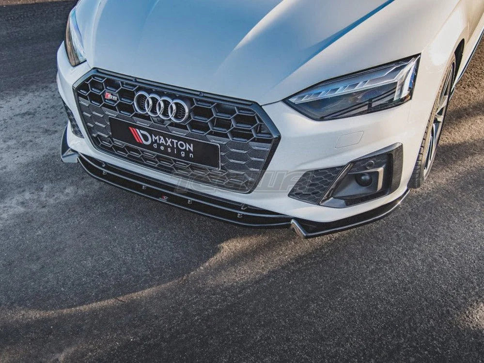 Maxton Design Front Splitter V2 Audi S5 A5 S-line F5 Facelift 2019-