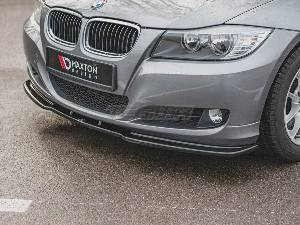 Maxton Design Front Splitter V2 BMW 3-Series E91 Facelift 09-11