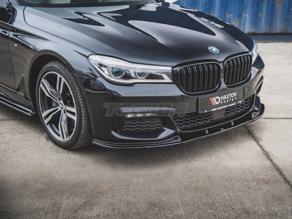 Maxton Design Front Splitter V2 BMW 7-Series M-pack G11 15-18