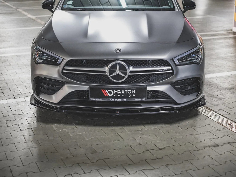 Maxton Design Front Splitter V2 Mercedes-amg CLA 35 AERO C118 2019-