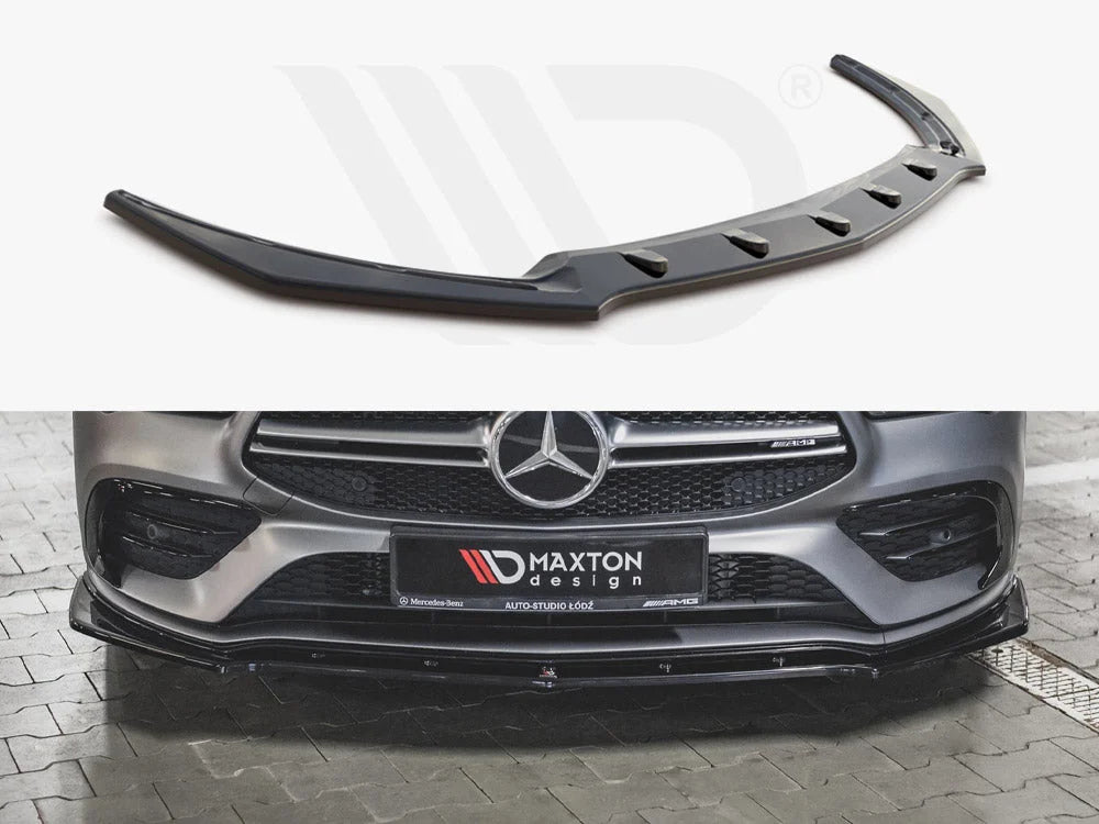 Maxton Design Front Splitter V2 Mercedes-amg CLA 35 AERO C118 2019-
