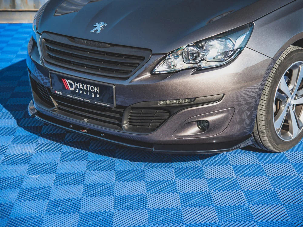 Maxton Design Front Splitter V2 Peugeot 308 MK2 Facelift 2017-