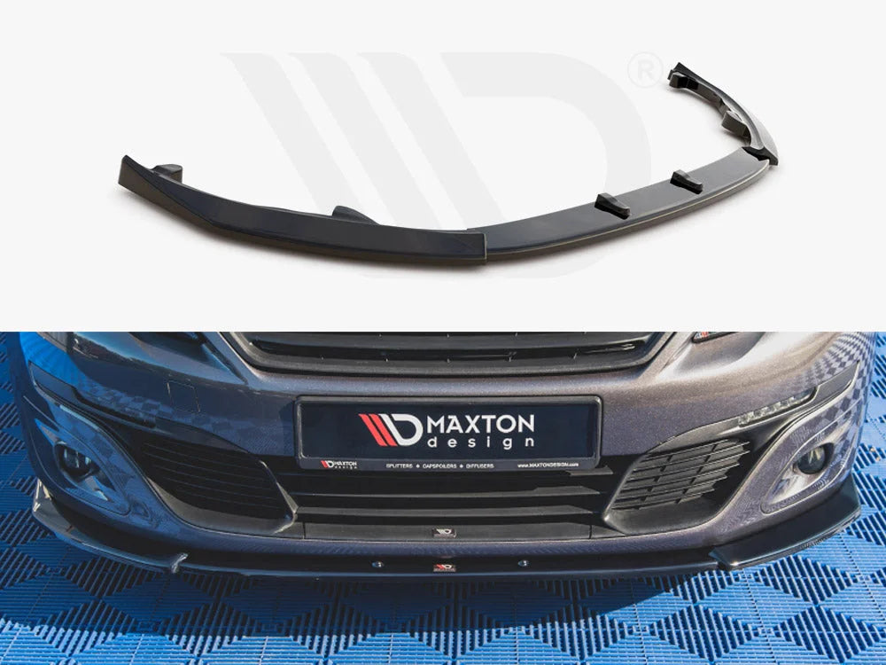 Maxton Design Front Splitter V2 Peugeot 308 MK2 Facelift 2017-