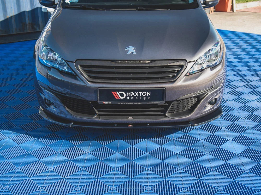 Maxton Design Front Splitter V2 Peugeot 308 MK2 Facelift 2017-