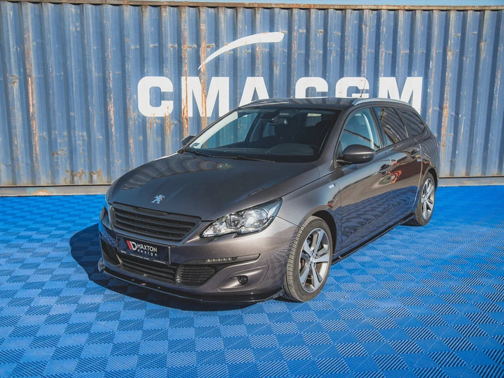 Maxton Design Front Splitter V2 Peugeot 308 MK2 Facelift 2017-