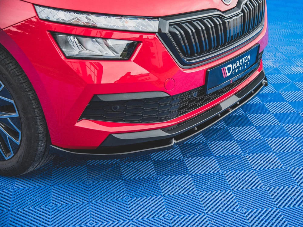 Maxton Design Front Splitter V2 Skoda Kamiq 2019-