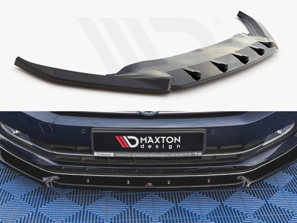 Maxton Design Front Splitter V2 Volkswagen Passat B8 15-19
