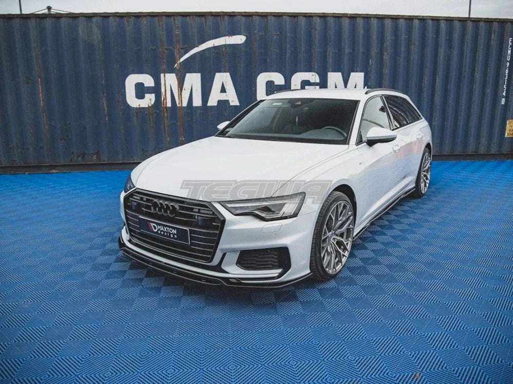 Maxton Design Front Splitter V3 Audi A6 S-line S6 C8 2019-