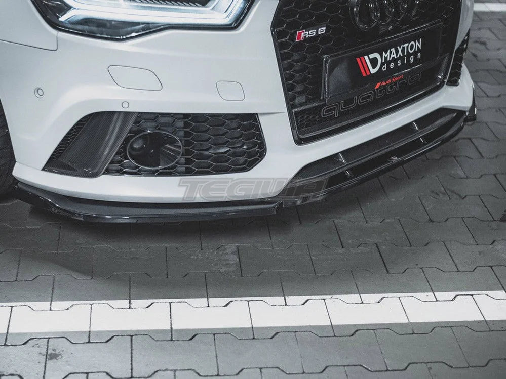 Maxton Design Front Splitter V3 Audi RS6 C7 01-17