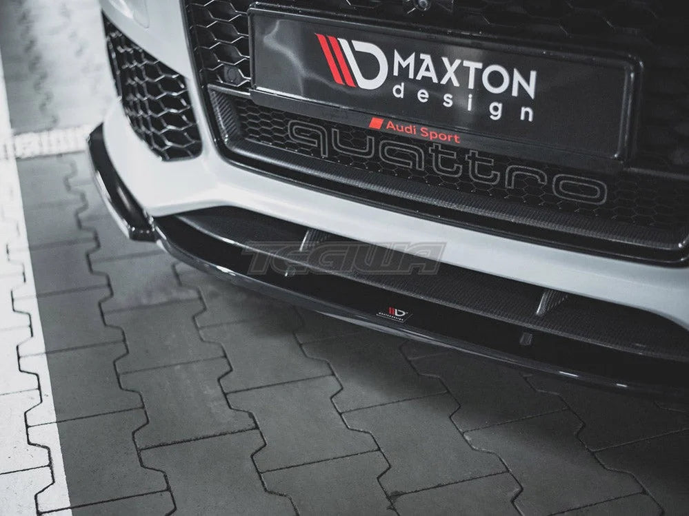 Maxton Design Front Splitter V3 Audi RS6 C7 01-17