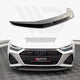 Maxton Design Front Splitter V3 Audi RS6 C8 RS7 C8 2019-