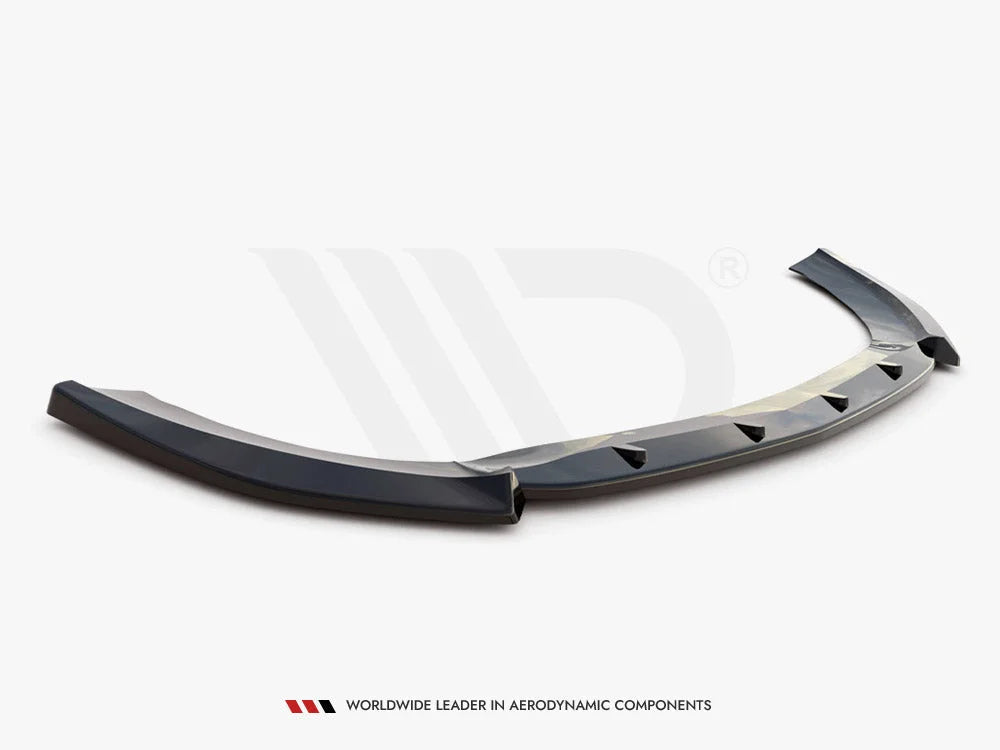 Maxton Design Front Splitter V3 Mercedes-benz V-class Amg-line W447 Facelift 2019-
