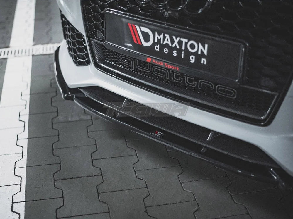 Maxton Design Front Splitter V4 Audi RS6 C7 13-17