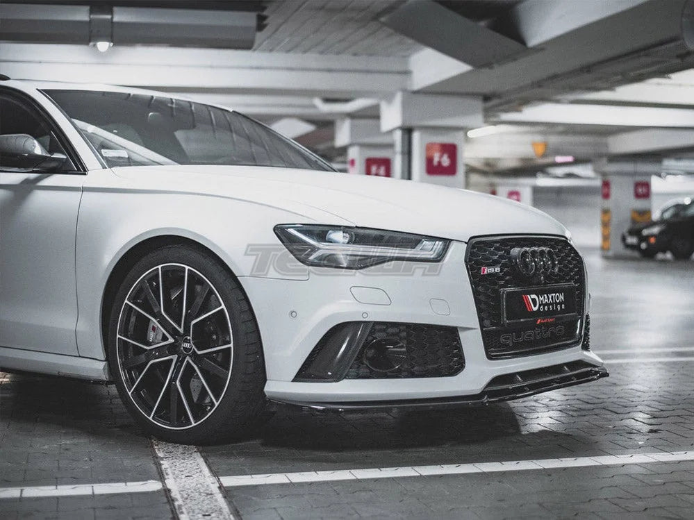 Maxton Design Front Splitter V4 Audi RS6 C7 13-17