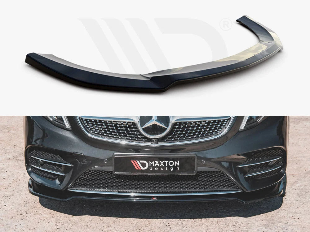 Maxton Design Front Splitter V4 Mercedes-benz V-class Amg-line W447 Facelift 2019-