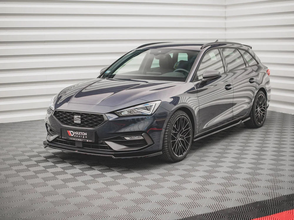 Maxton Design Front Splitter V4 Seat Leon FR MK4 2020-