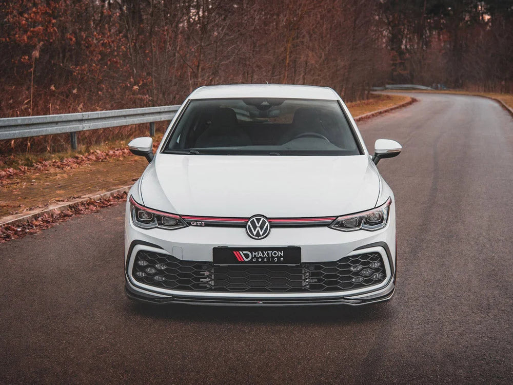 Maxton Design Front Splitter V4 Volkswagen Golf 8 GTI R-line 20-