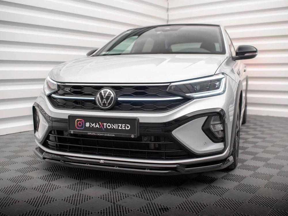 Maxton Design Front Splitter Volkswagen Taigo R-Line Mk1