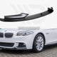 Maxton Design Frontspoiler Sport-performance Black MATT BMW 5-Series Series F10 F11 With M-package 09-17