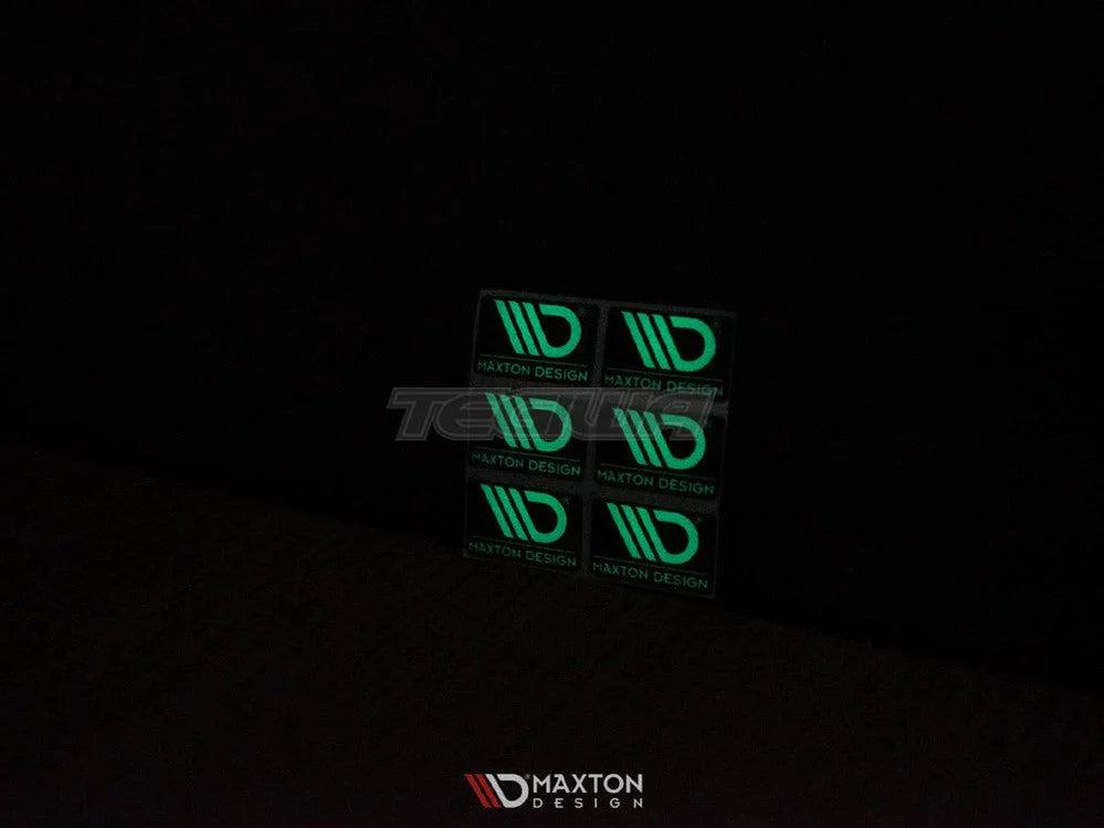 Maxton Design Glow in the Dark 3D gel badges 6 per pack