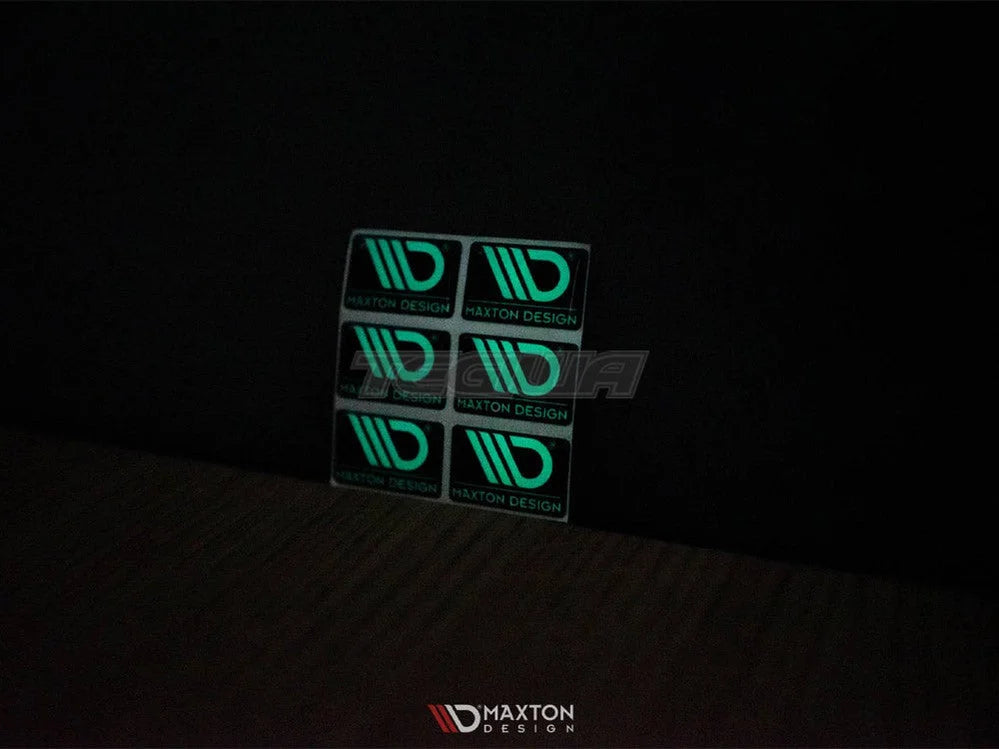 Maxton Design Glow in the Dark 3D gel badges 6 per pack